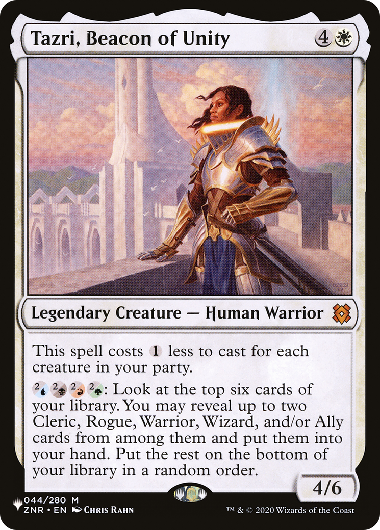 Tazri, Beacon of Unity (ZNR) [The List] | Shuffle n Cut Hobbies & Games