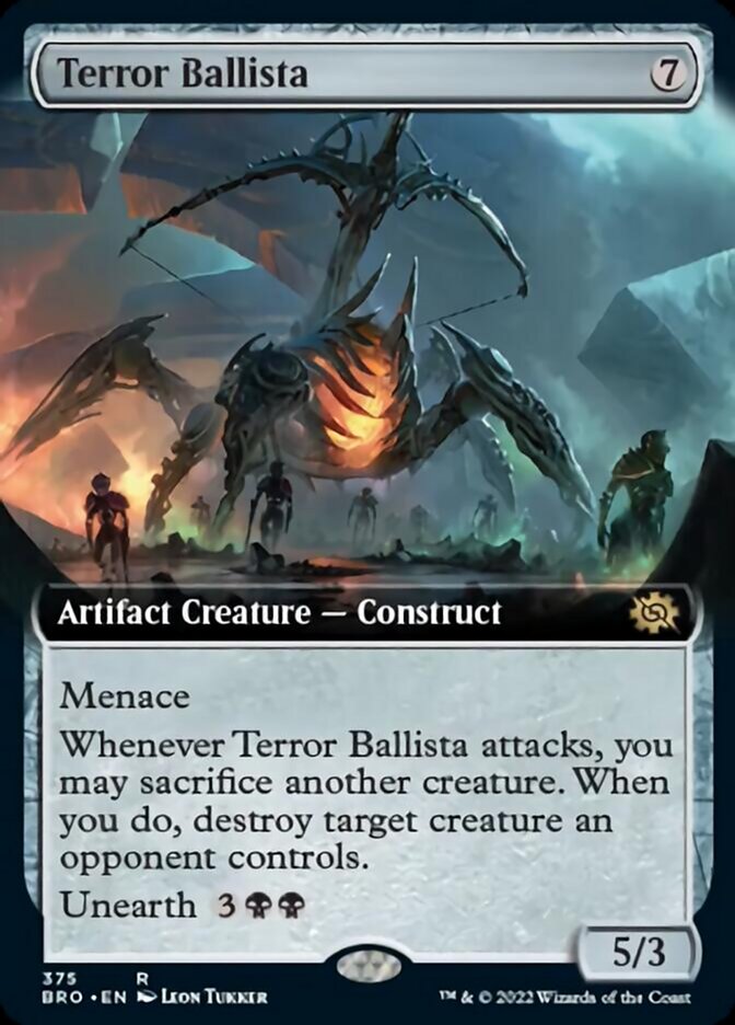 Terror Ballista (Extended Art) [The Brothers' War] | Shuffle n Cut Hobbies & Games