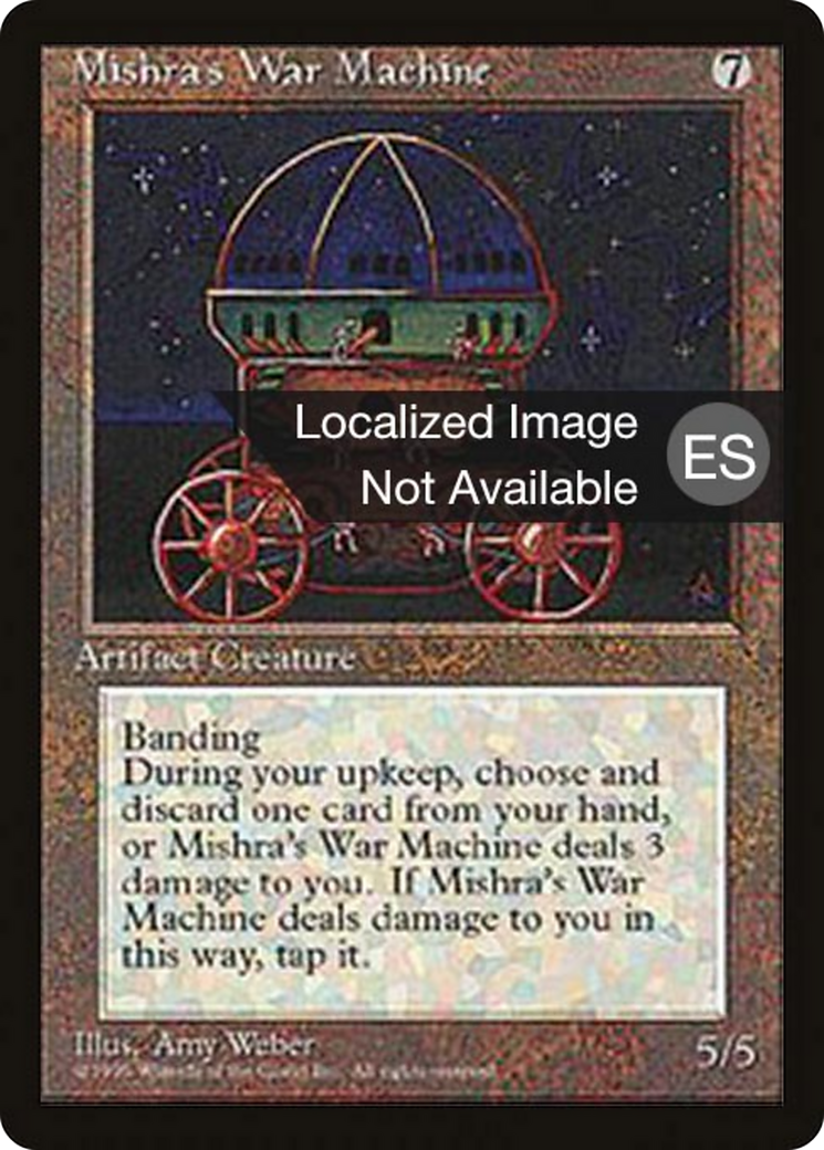 Mishra's War Machine [Fourth Edition Foreign Black Border] | Shuffle n Cut Hobbies & Games