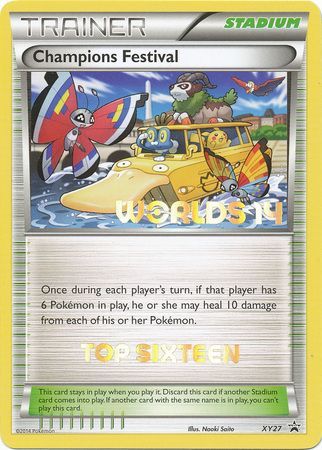Champions Festival (XY27) (2014 Top Sixteen) [XY: Black Star Promos] | Shuffle n Cut Hobbies & Games