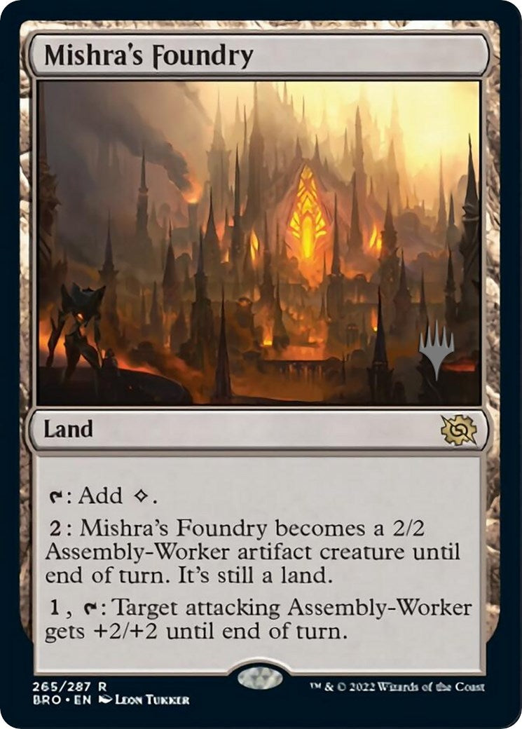 Mishra's Foundry (Promo Pack) [The Brothers' War Promos] | Shuffle n Cut Hobbies & Games