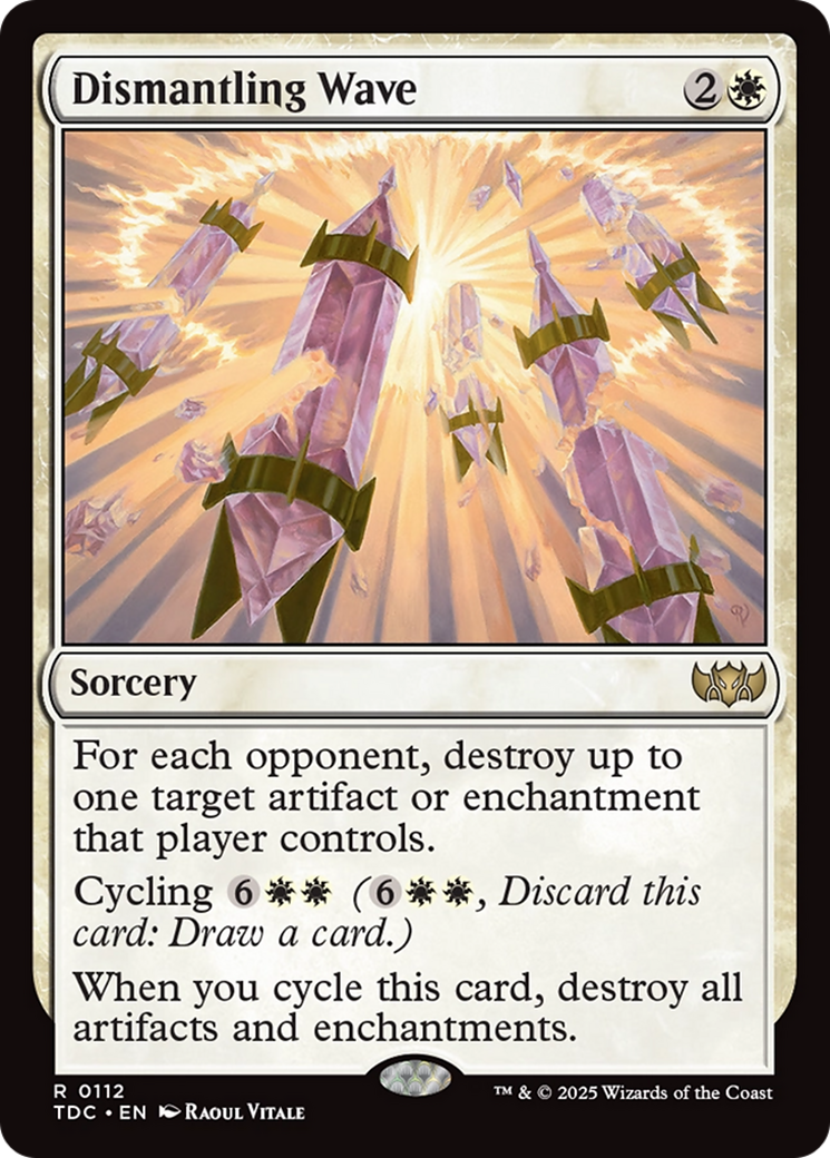 Dismantling Wave [Tarkir: Dragonstorm Commander] | Shuffle n Cut Hobbies & Games