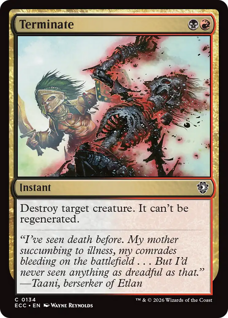 Terminate [Lorwyn Eclipsed Commander] | Shuffle n Cut Hobbies & Games