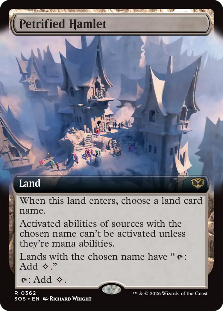 Petrified Hamlet (Extended Art) [Secrets of Strixhaven] | Shuffle n Cut Hobbies & Games