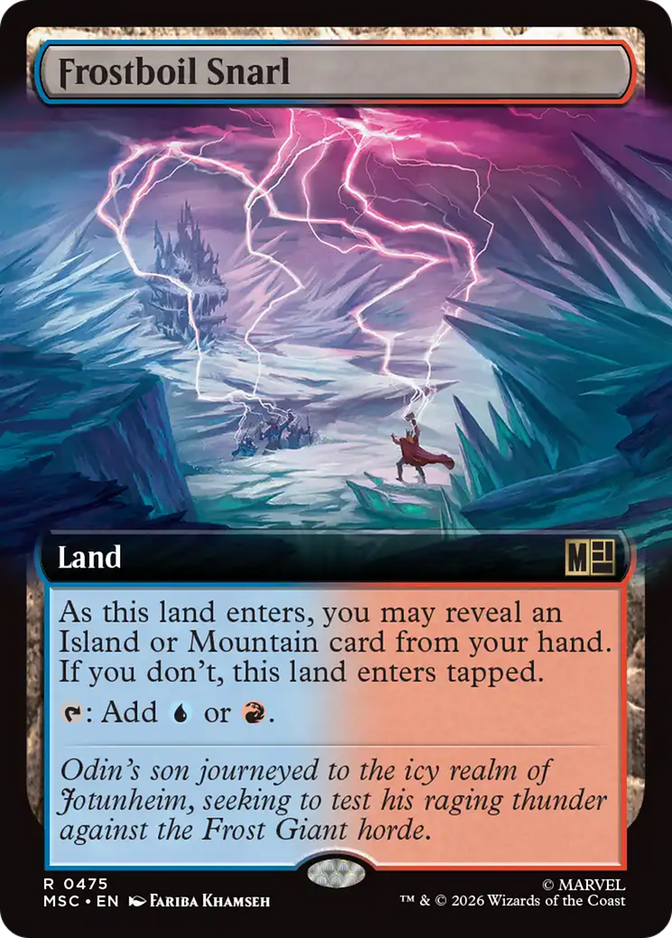 Frostboil Snarl (Extended Art) [Marvel Super Heroes Commander] | Shuffle n Cut Hobbies & Games