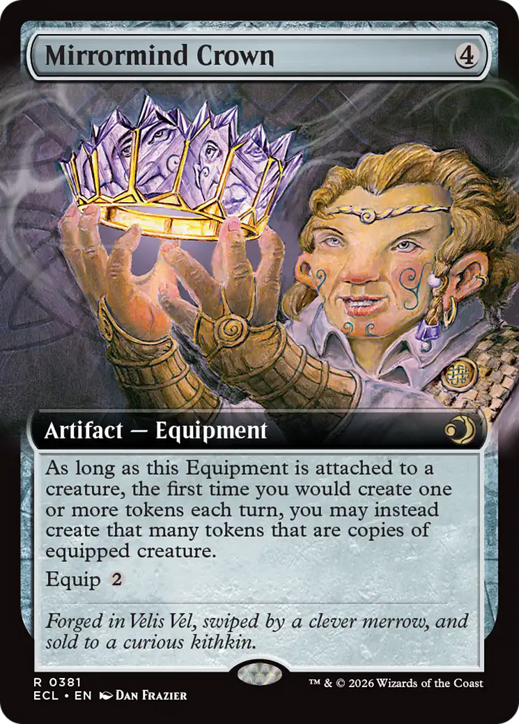 Mirrormind Crown (Extended Art) [Lorwyn Eclipsed] | Shuffle n Cut Hobbies & Games