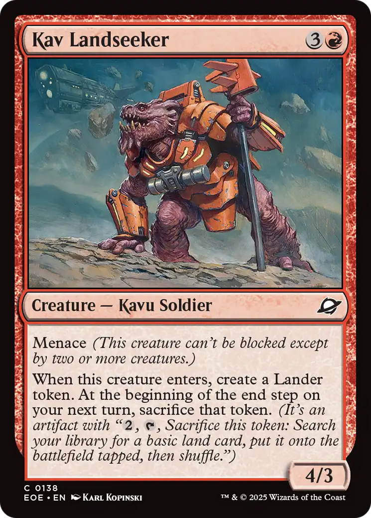 Kav Landseeker [Edge of Eternities] | Shuffle n Cut Hobbies & Games