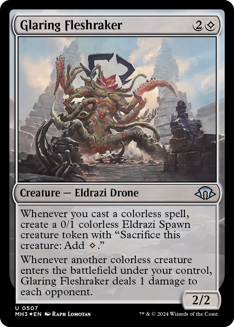 Glaring Fleshraker (Ripple Foil) [Modern Horizons 3] | Shuffle n Cut Hobbies & Games