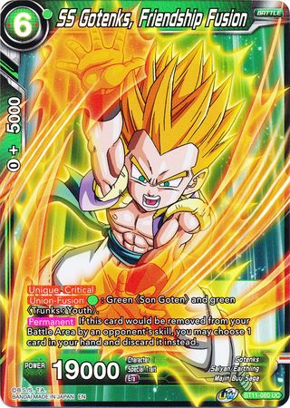 SS Gotenks, Friendship Fusion (BT11-080) [Vermilion Bloodline 2nd Edition] | Shuffle n Cut Hobbies & Games