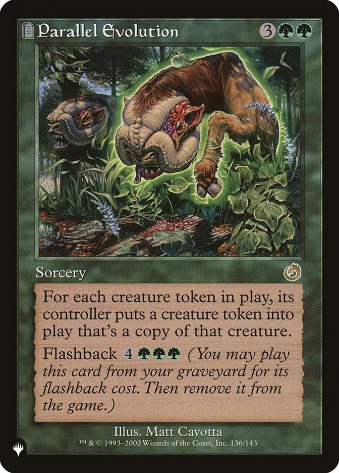 Parallel Evolution [The List] | Shuffle n Cut Hobbies & Games