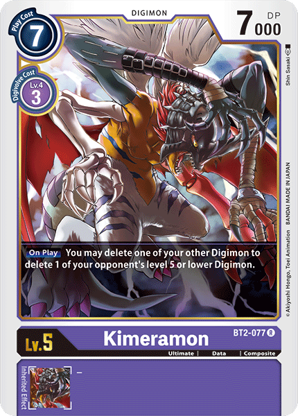 Kimeramon [BT2-077] [Release Special Booster Ver.1.0] | Shuffle n Cut Hobbies & Games
