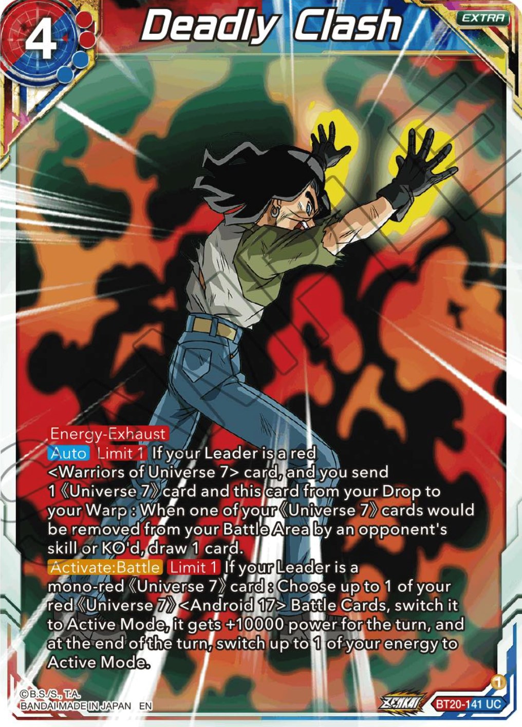 Deadly Clash (BT20-141) [Power Absorbed] | Shuffle n Cut Hobbies & Games