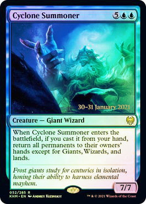 Cyclone Summoner [Kaldheim Prerelease Promos] | Shuffle n Cut Hobbies & Games