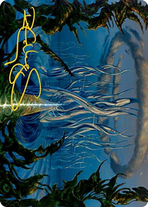 Tanglepool Bridge Art Card (Gold-Stamped Signature) [Modern Horizons 2 Art Series] | Shuffle n Cut Hobbies & Games