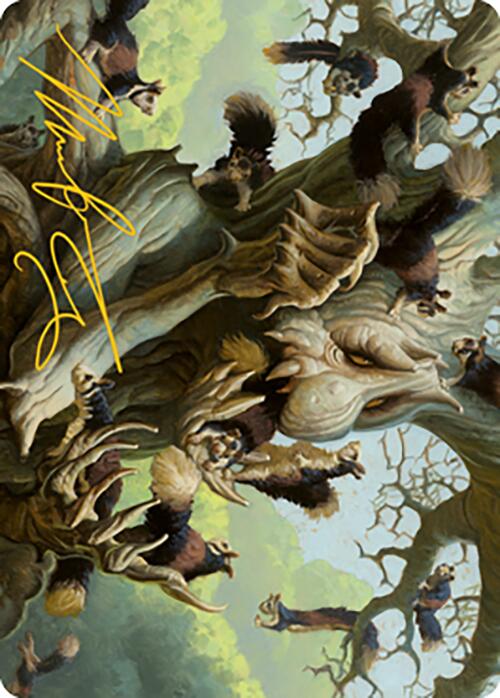 Scurry Oak Art Card (Gold-Stamped Signature) [Modern Horizons 2 Art Series] | Shuffle n Cut Hobbies & Games