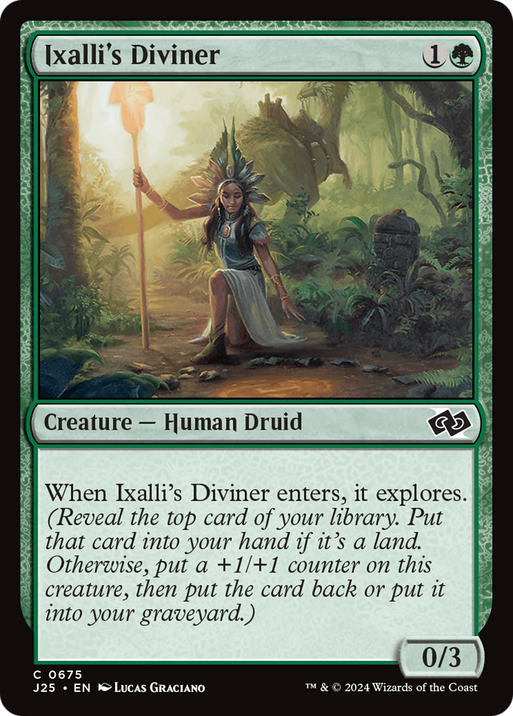 Ixalli's Diviner [Foundations Jumpstart] | Shuffle n Cut Hobbies & Games