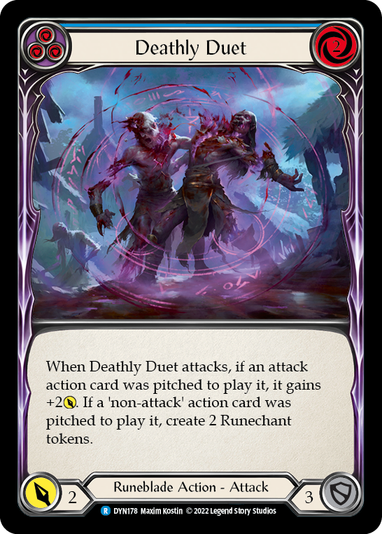 Deathly Duet (Blue) [DYN178] (Dynasty) | Shuffle n Cut Hobbies & Games
