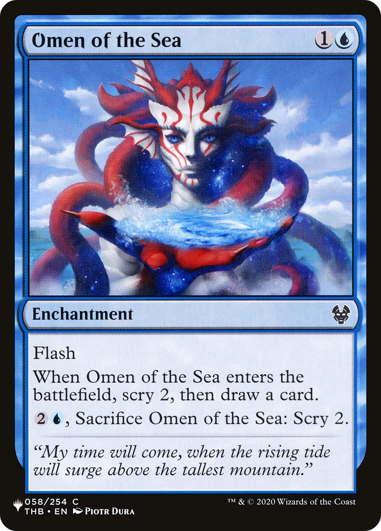 Omen of the Sea [The List] | Shuffle n Cut Hobbies & Games