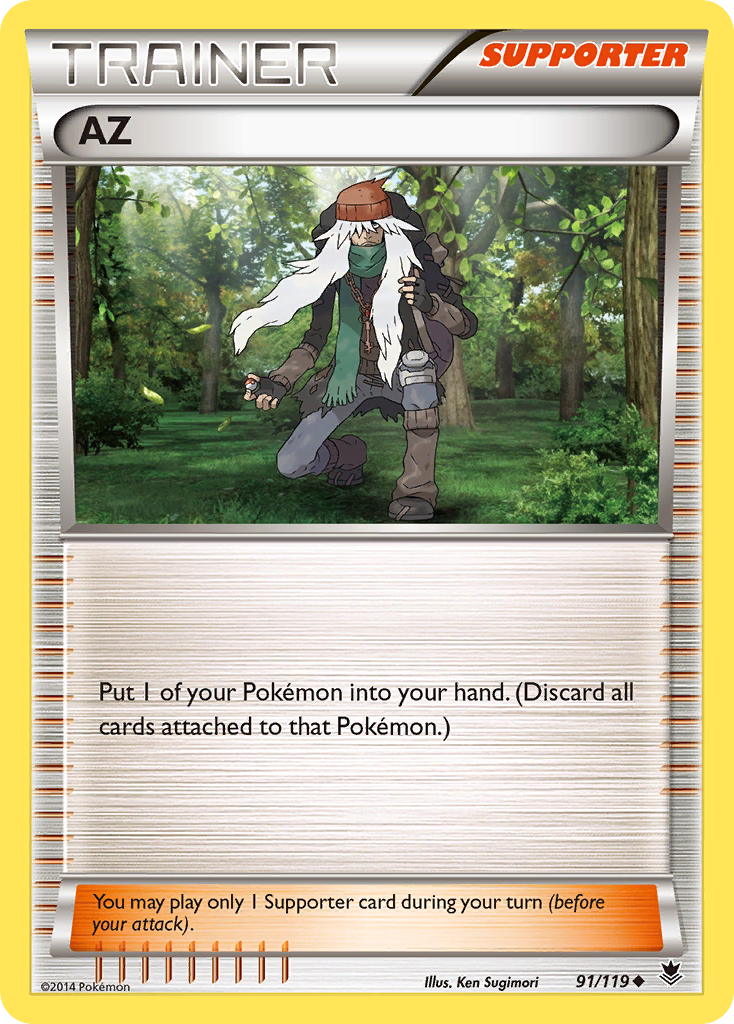 AZ (91/119) [XY: Phantom Forces] | Shuffle n Cut Hobbies & Games