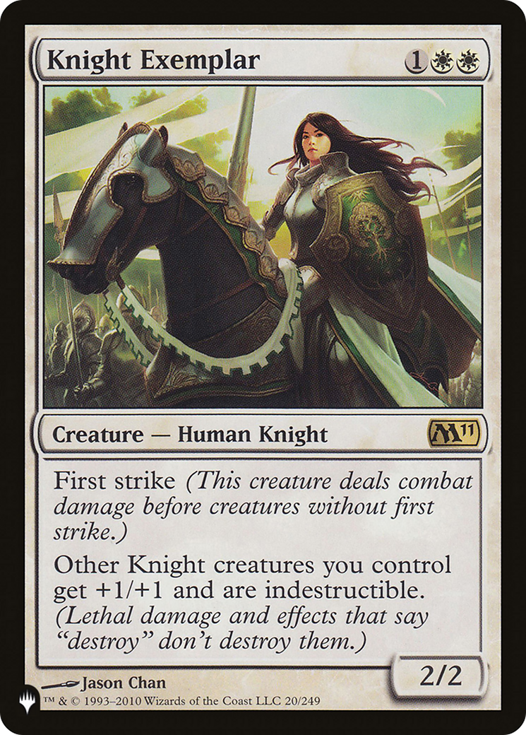 Knight Exemplar (Magic 2011) [The List] | Shuffle n Cut Hobbies & Games