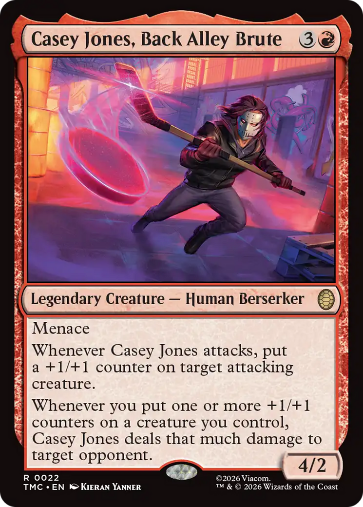 Casey Jones, Back Alley Brute [Teenage Mutant Ninja Turtles Commander] | Shuffle n Cut Hobbies & Games