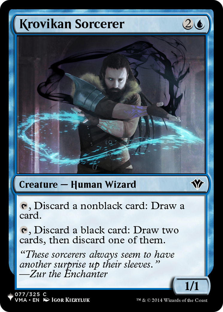 Krovikan Sorcerer [The List] | Shuffle n Cut Hobbies & Games