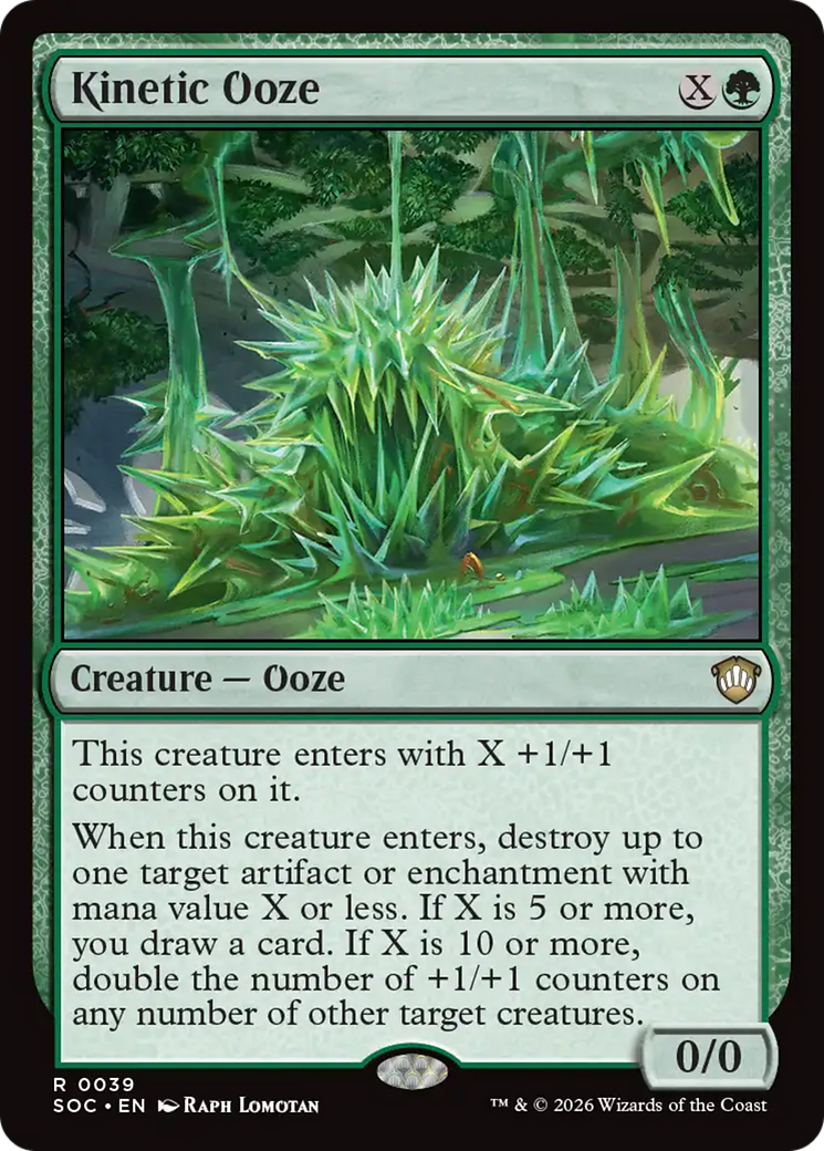 Kinetic Ooze [Secrets of Strixhaven Commander] | Shuffle n Cut Hobbies & Games