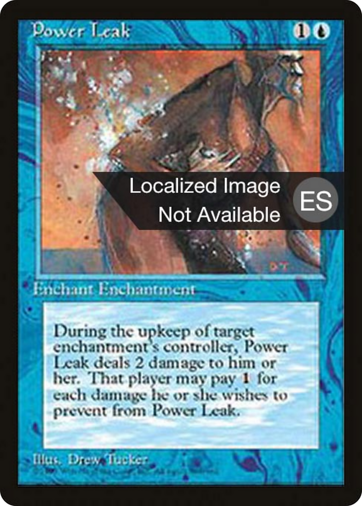 Power Leak [Fourth Edition Foreign Black Border] | Shuffle n Cut Hobbies & Games