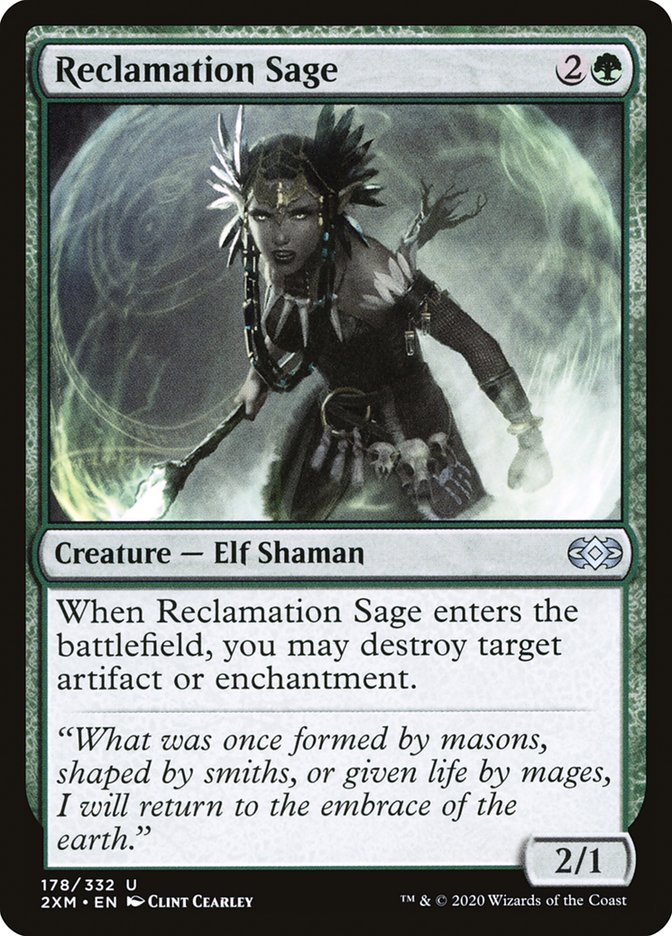 Reclamation Sage [Double Masters] | Shuffle n Cut Hobbies & Games