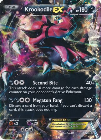 Krookodile EX (XY25) (Jumbo Card) [XY: Black Star Promos] | Shuffle n Cut Hobbies & Games