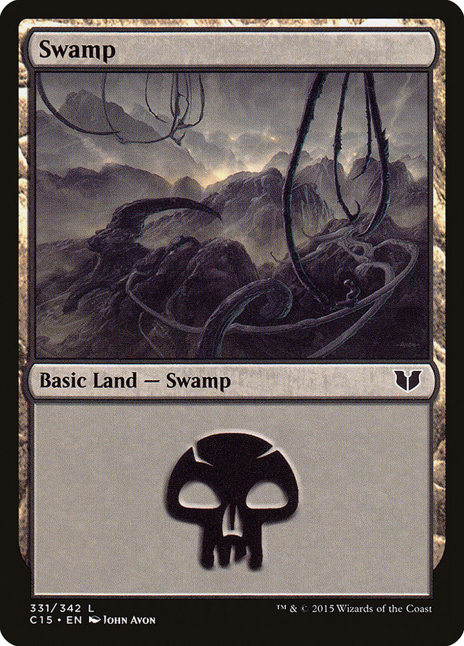 Swamp (331) [Commander 2015] | Shuffle n Cut Hobbies & Games