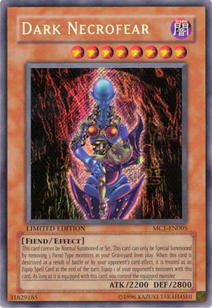 Dark Necrofear [MC1-EN005] Secret Rare | Shuffle n Cut Hobbies & Games