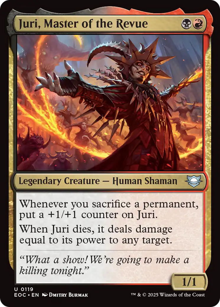 Juri, Master of the Revue [Edge of Eternities Commander] | Shuffle n Cut Hobbies & Games