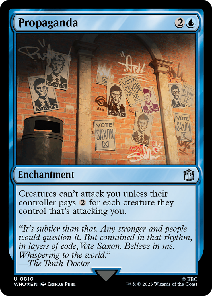 Propaganda (Surge Foil) [Doctor Who] | Shuffle n Cut Hobbies & Games