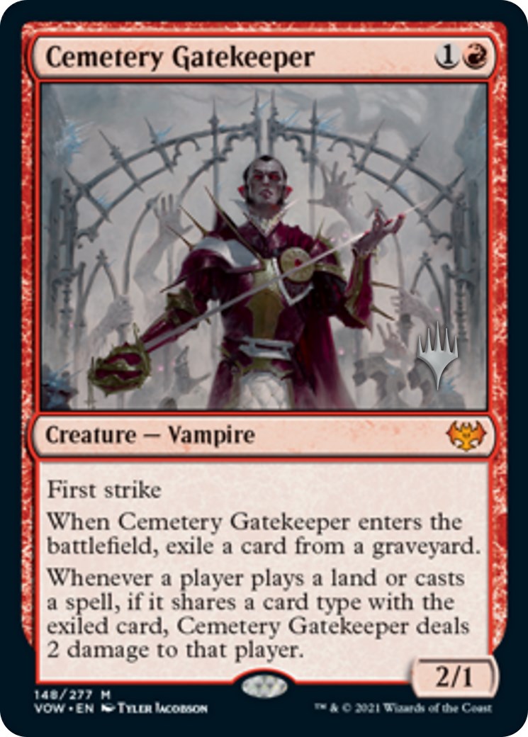 Cemetery Gatekeeper [Aetherdrift Promos] | Shuffle n Cut Hobbies & Games