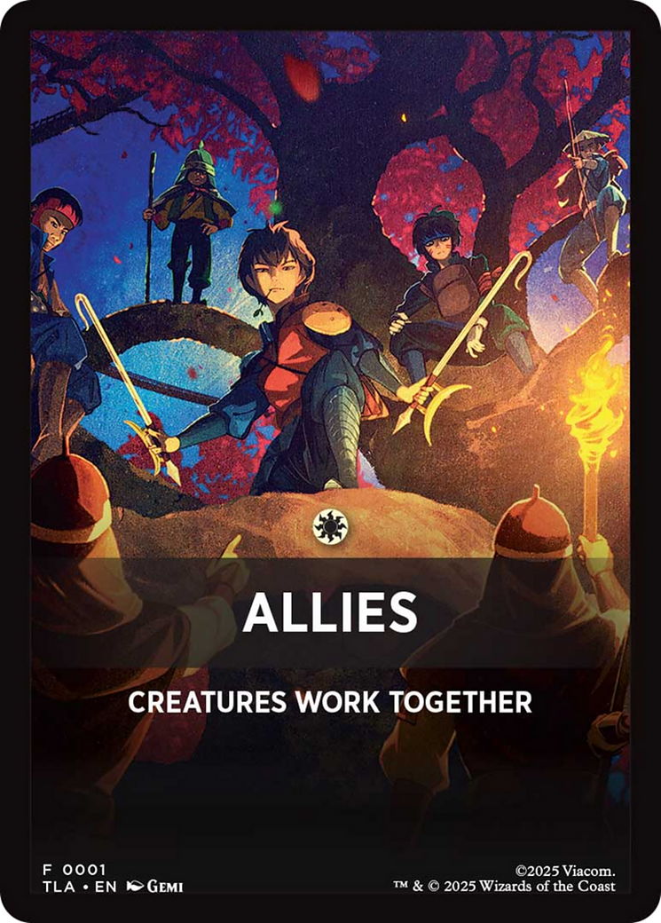 Allies Theme Card [Avatar: The Last Airbender: Eternal-Legal] | Shuffle n Cut Hobbies & Games