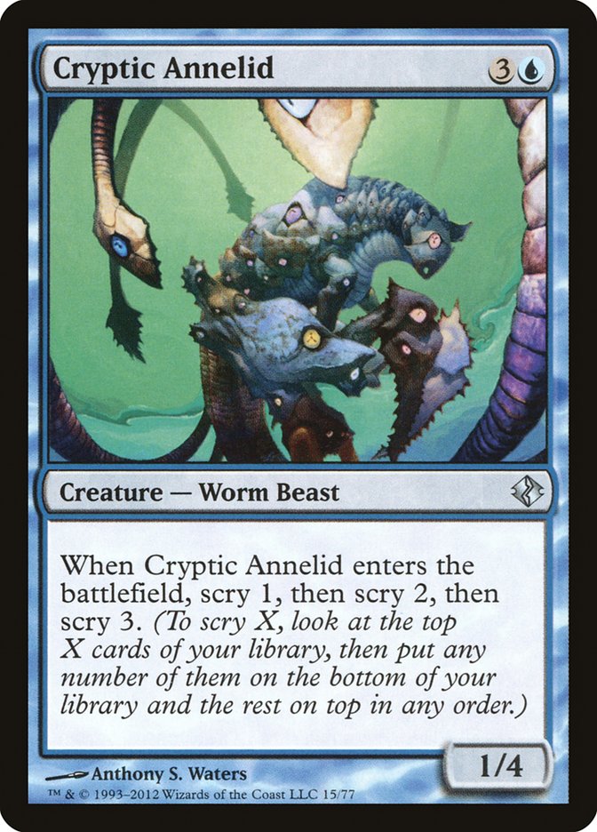 Cryptic Annelid [Duel Decks: Venser vs. Koth] | Shuffle n Cut Hobbies & Games