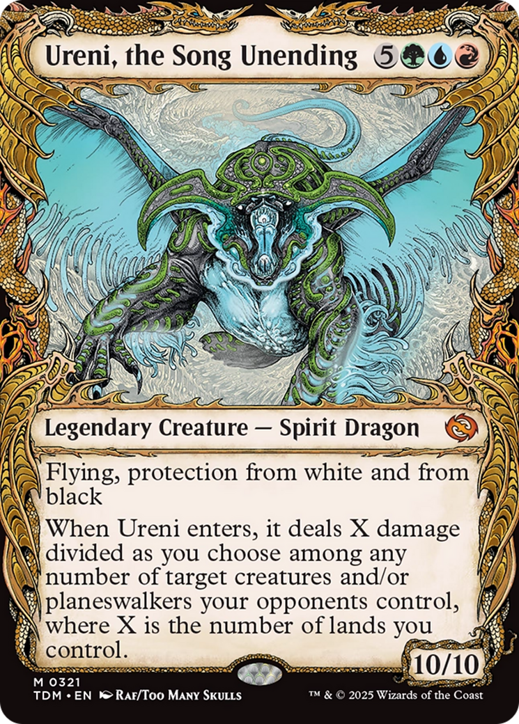 Ureni, the Song Unending (Showcase) [Tarkir: Dragonstorm] | Shuffle n Cut Hobbies & Games
