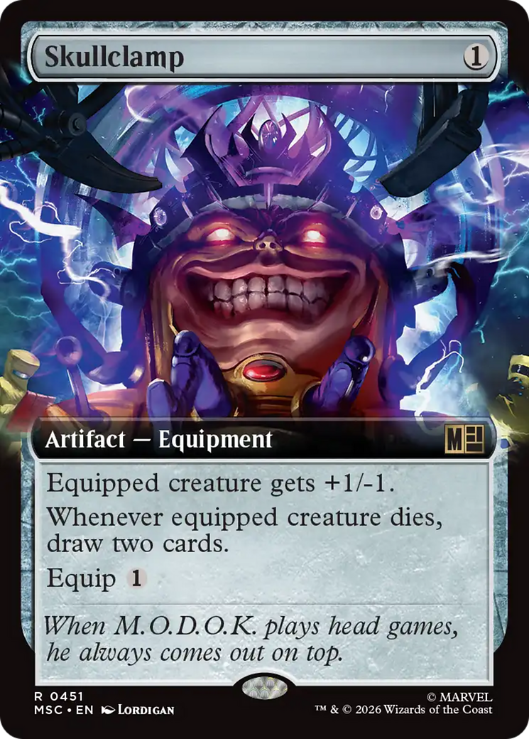 Skullclamp (Extended Art) [Marvel Super Heroes Commander] | Shuffle n Cut Hobbies & Games