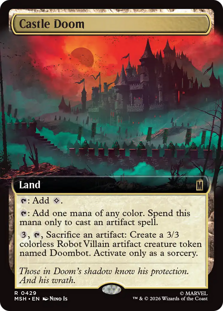 Castle Doom (Extended Art) [Marvel Super Heroes] | Shuffle n Cut Hobbies & Games
