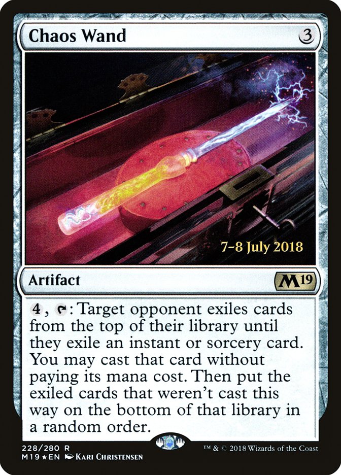 Chaos Wand [Core Set 2019 Prerelease Promos] | Shuffle n Cut Hobbies & Games