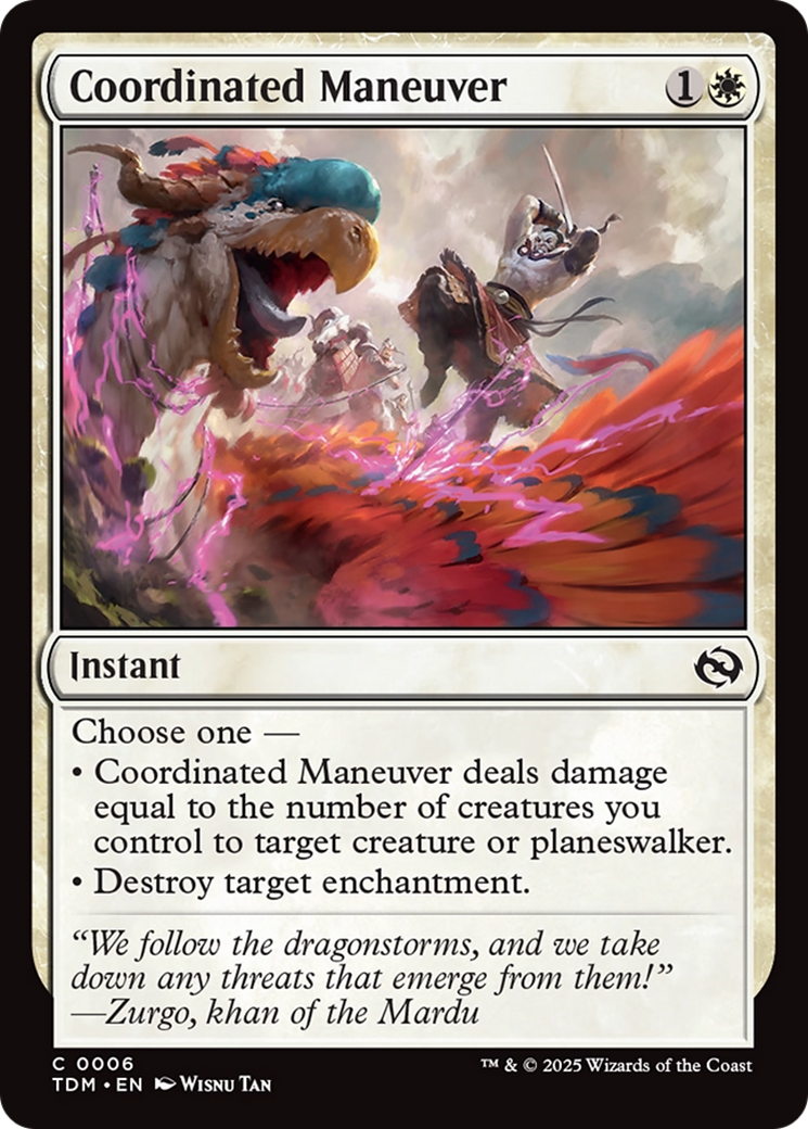 Coordinated Maneuver [Tarkir: Dragonstorm] | Shuffle n Cut Hobbies & Games