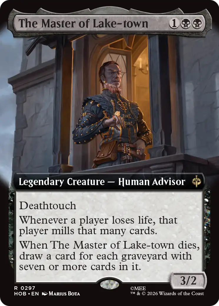 The Master of Lake-town (Extended Art) [The Hobbit] | Shuffle n Cut Hobbies & Games