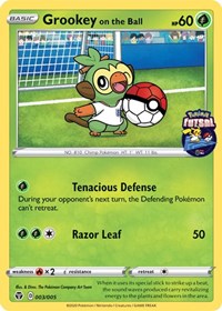 Grookey on the Ball (003/005) [Miscellaneous Cards] | Shuffle n Cut Hobbies & Games