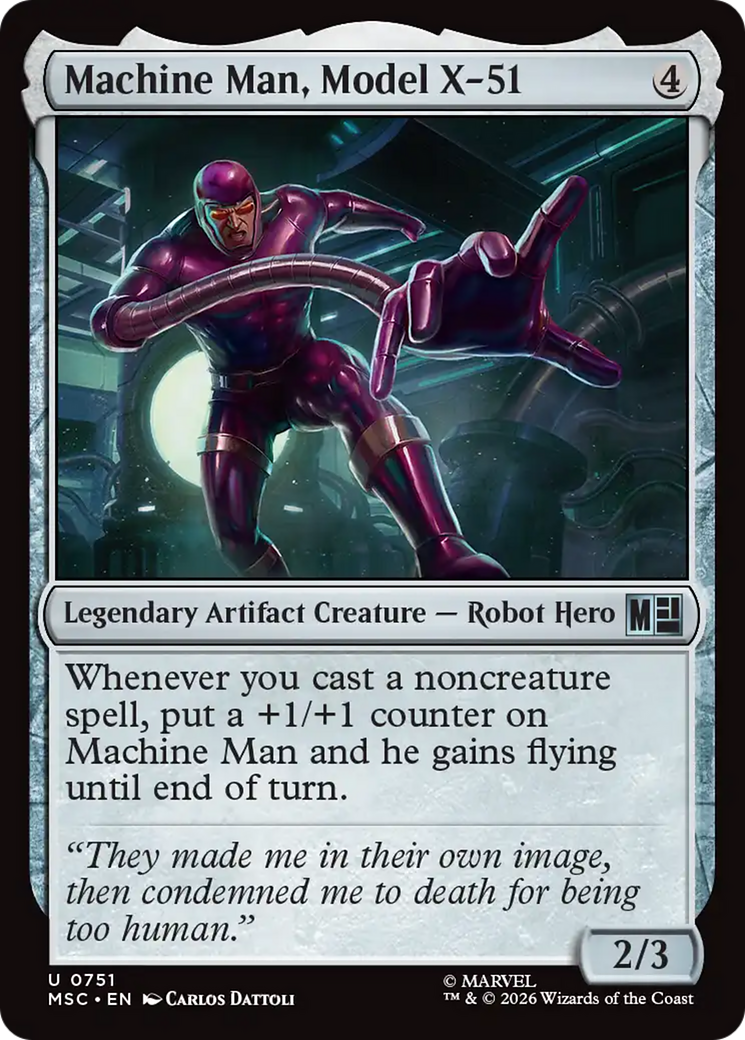 Machine Man, Model X-51 [Marvel Super Heroes Commander] | Shuffle n Cut Hobbies & Games