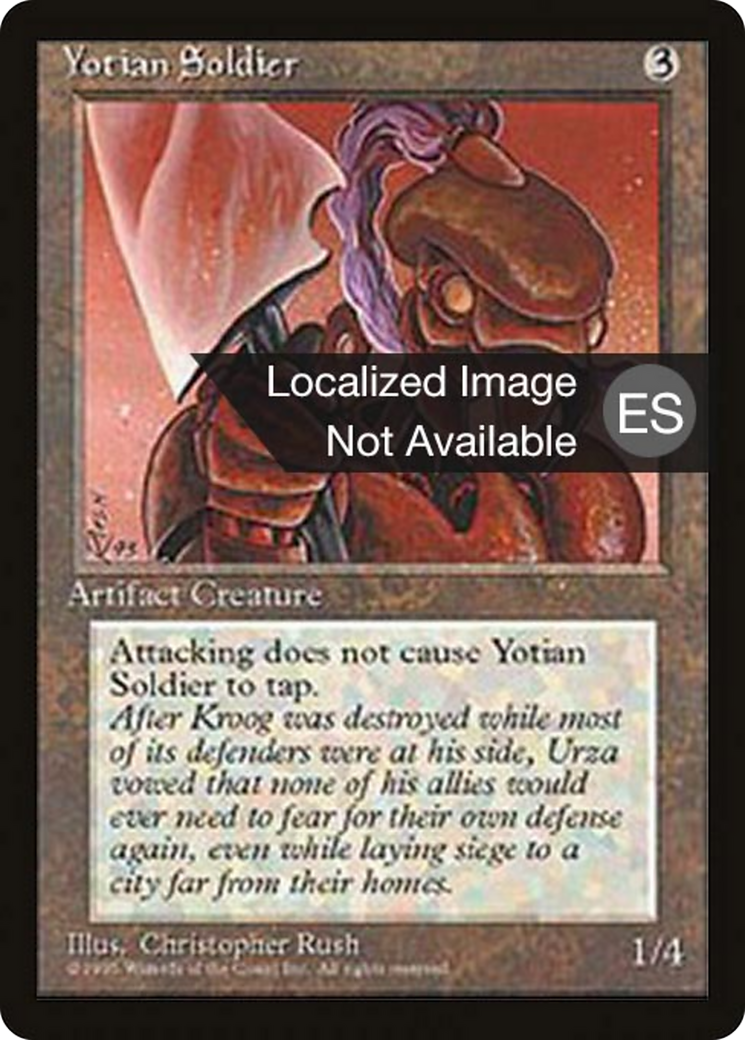 Yotian Soldier [Fourth Edition Foreign Black Border] | Shuffle n Cut Hobbies & Games