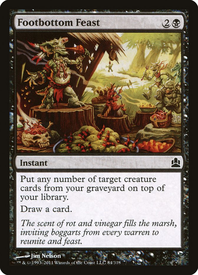 Footbottom Feast [Commander 2011] | Shuffle n Cut Hobbies & Games