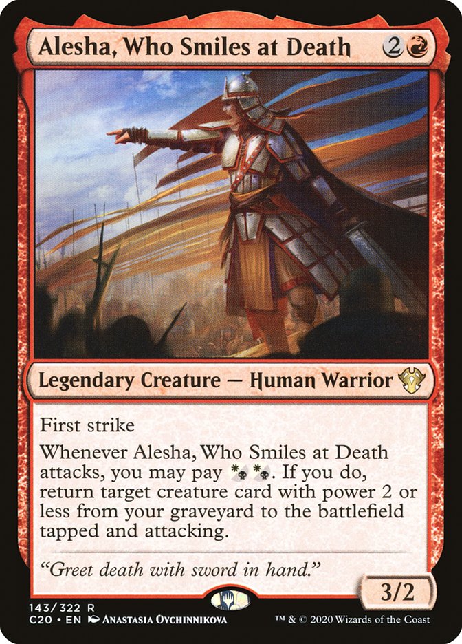 Alesha, Who Smiles at Death [Commander 2020] | Shuffle n Cut Hobbies & Games