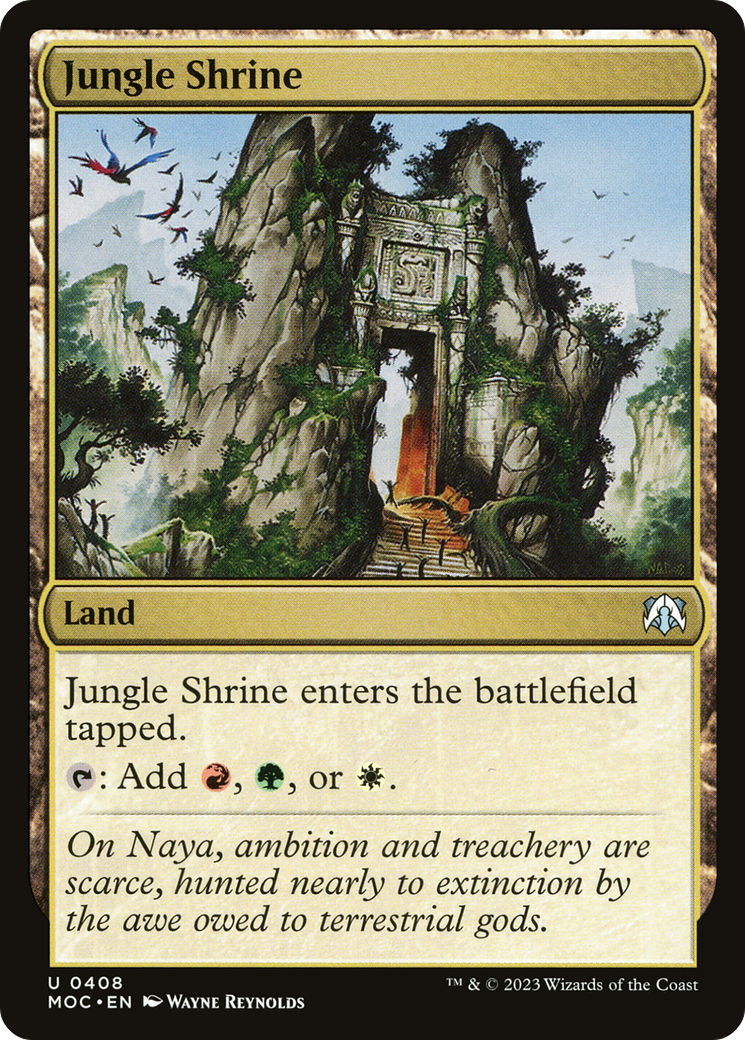 Jungle Shrine [March of the Machine Commander] | Shuffle n Cut Hobbies & Games