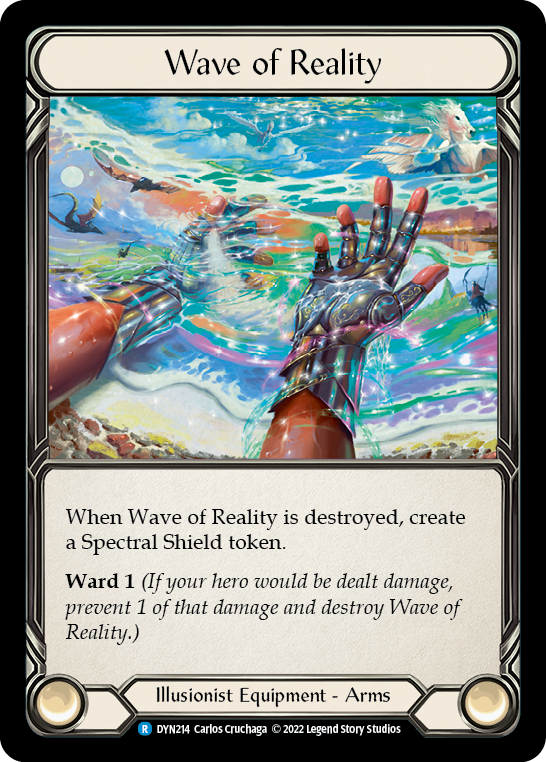 Wave of Reality [DYN214] (Dynasty)  Rainbow Foil | Shuffle n Cut Hobbies & Games
